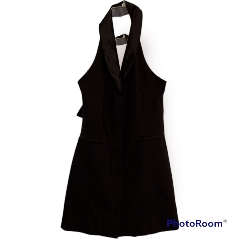Zara halter dress open back ..size small ..brand new never worn..without tag …